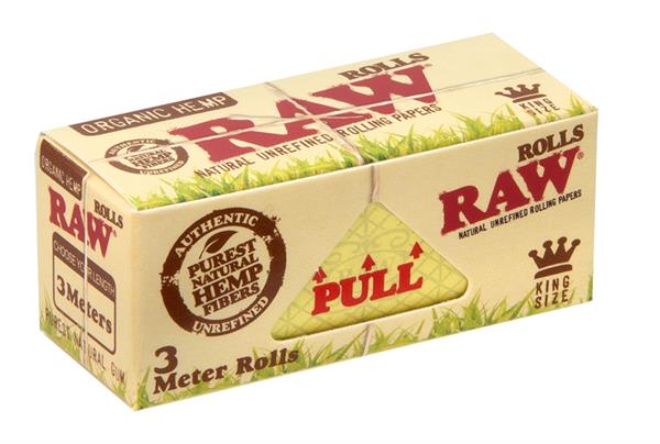 RAW ORGANIC King Size Rolls 3m